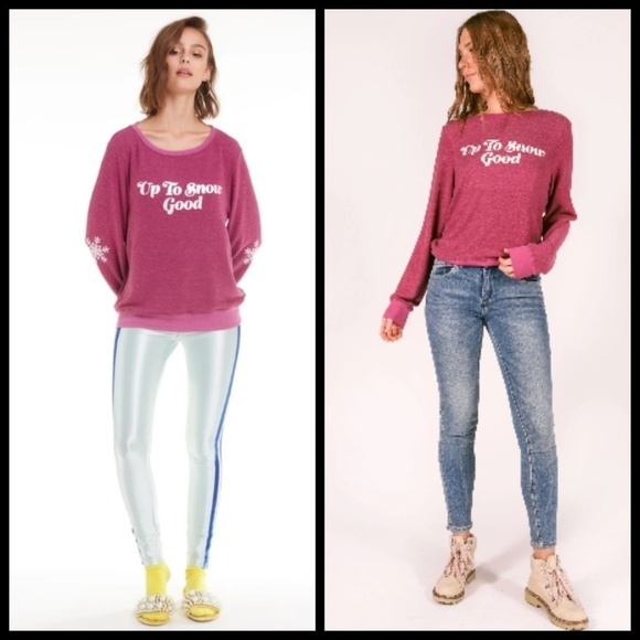 💕WILDFOX💕 Up to Snow Good Baggy Beach Jumper - Picture 6 of 8